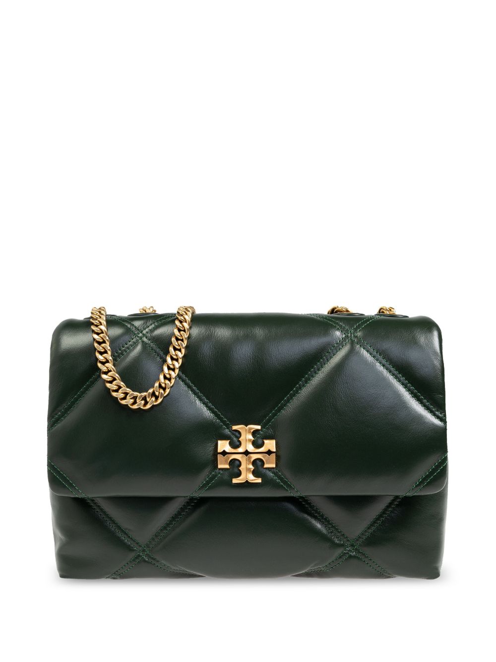 Tory Burch Kira 小号单肩包 - 绿色