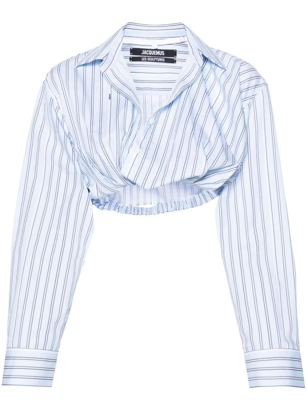 Jacquemus La Chemise Bahia 条纹衬衫 - 蓝色