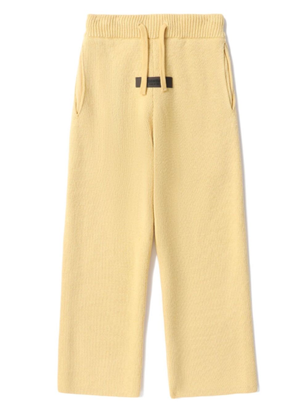 FEAR OF GOD ESSENTIALS 标贴直筒裤 - 黄色