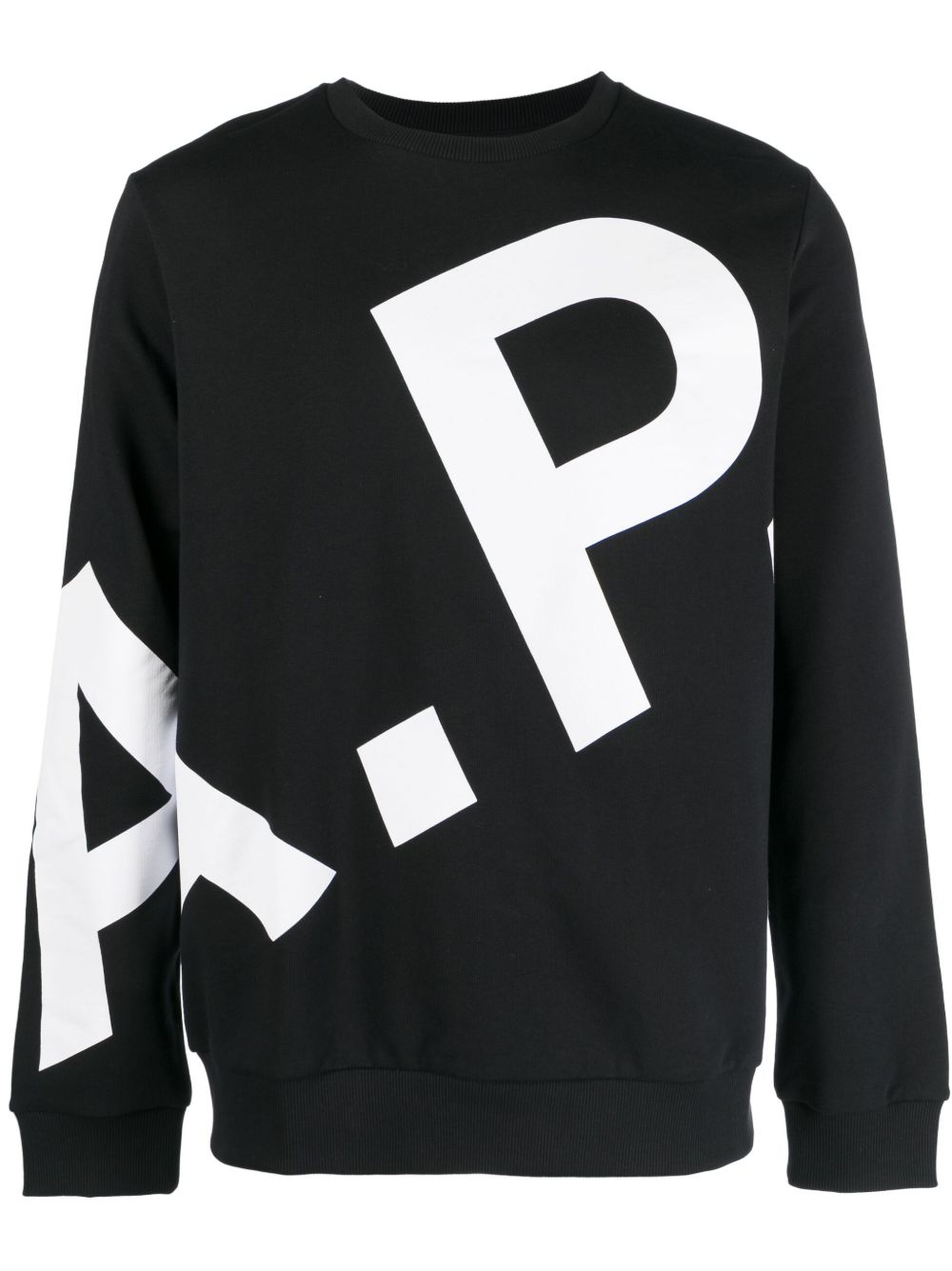 A.P.C. Cory logo印花卫衣 - 黑色