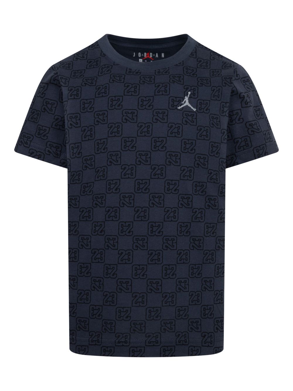 Jordan Kids logo印花T恤 - 黑色