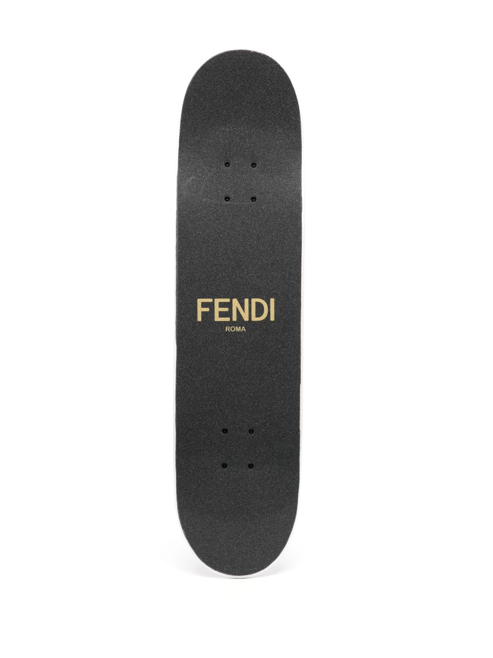 FENDI FF 印花滑板 - 黑色