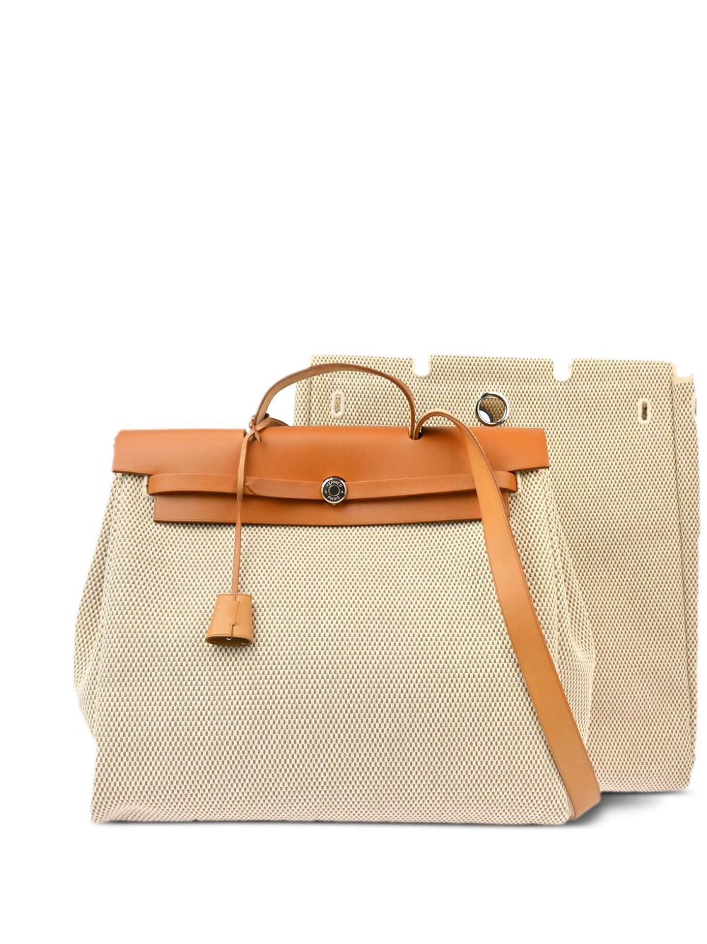 Hermès Pre-Owned Herbag GM 手提包（2002年典藏款） - 中性色