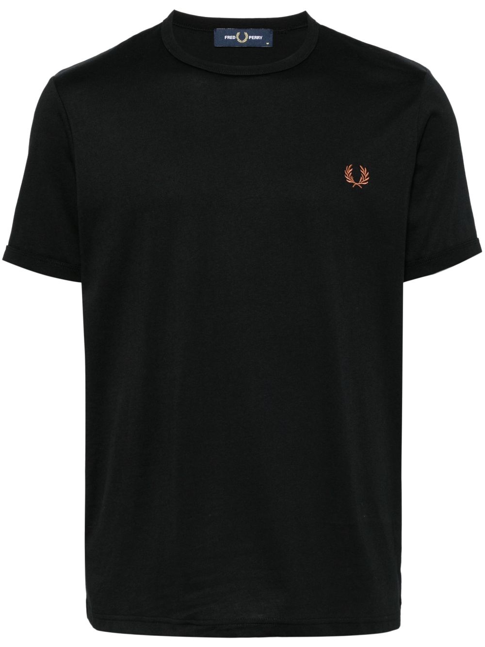 Fred Perry logo刺绣圆领卫衣 - 蓝色