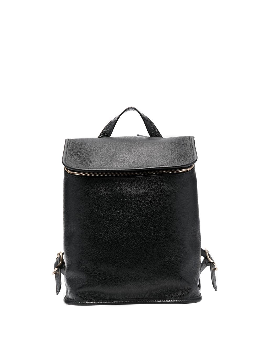 Longchamp Le Foulonné 双肩包 - 黑色