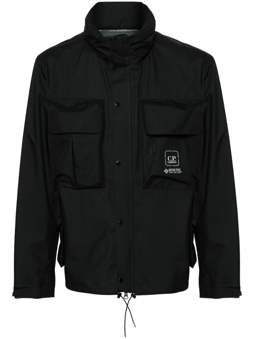 C.P. Company Gore-Tex 3L Infinium 连帽夹克 - 黑色
