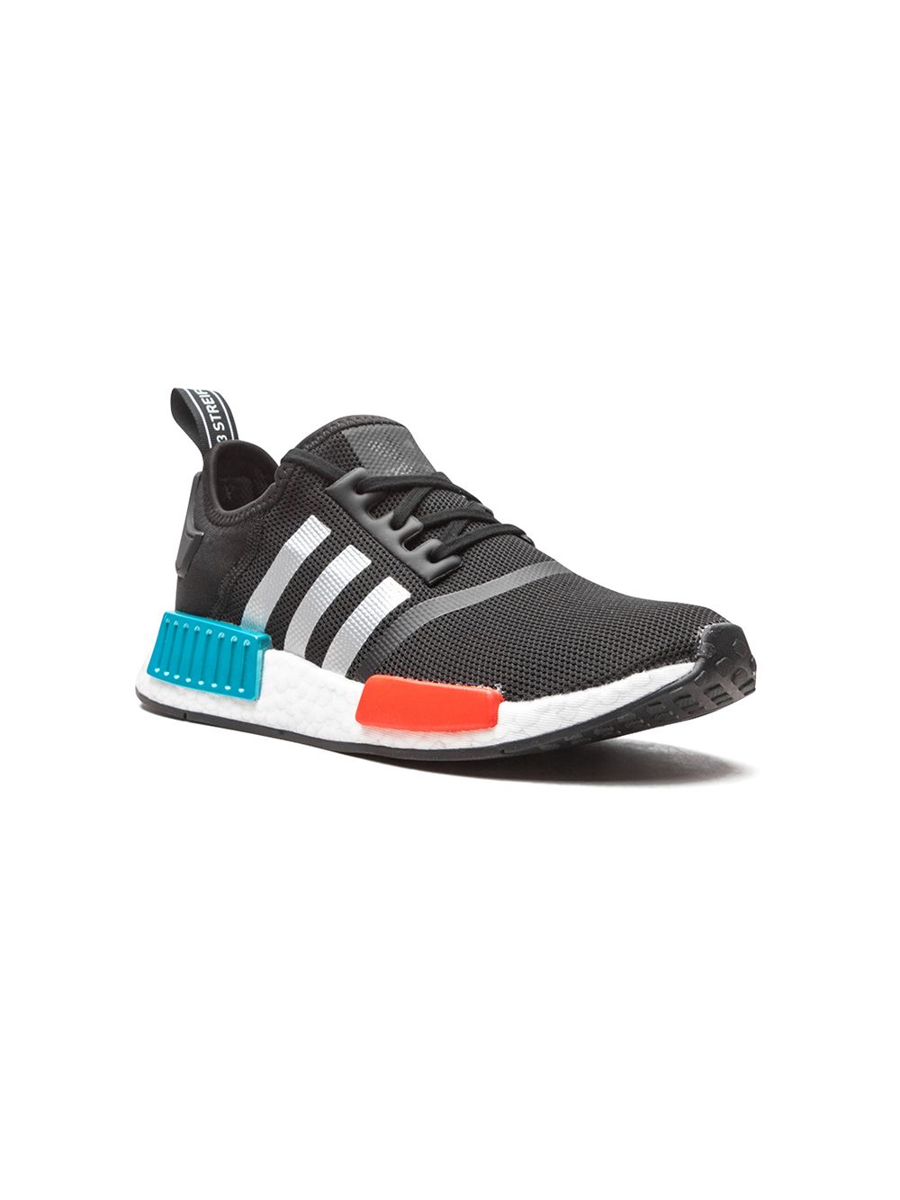 adidas Kids NMD_R1 低帮运动鞋 - 黑色