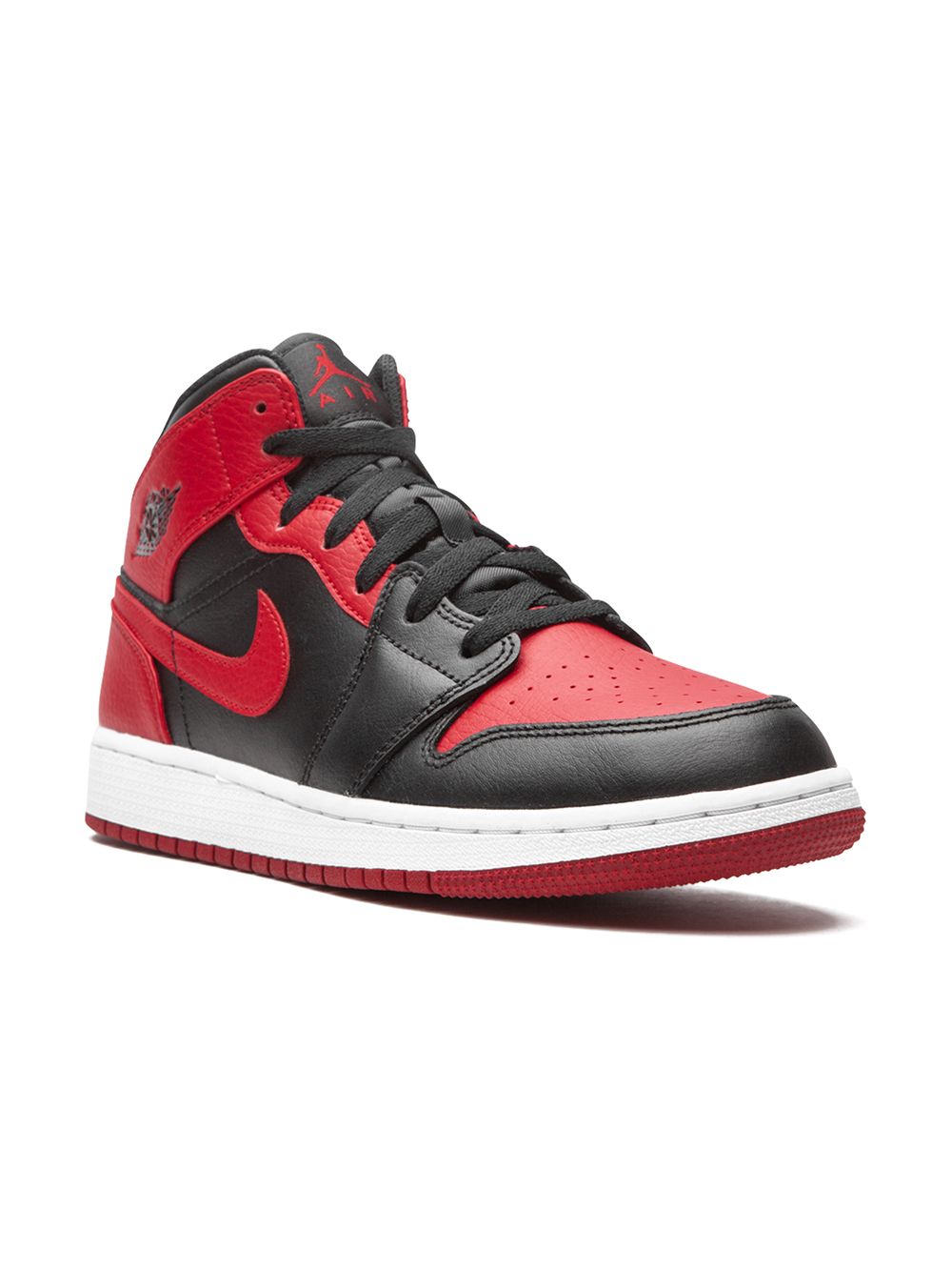 Jordan Kids Air Jordan 1 Mid 板鞋 - 黑色
