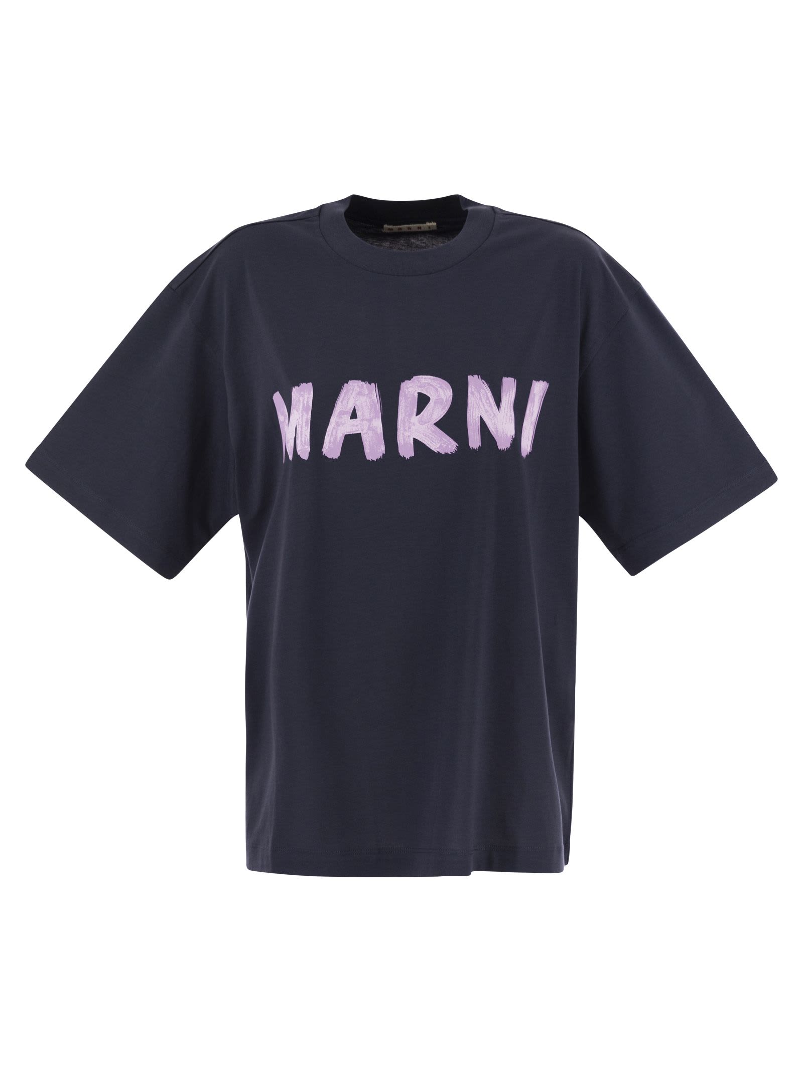 Marni徽标T恤