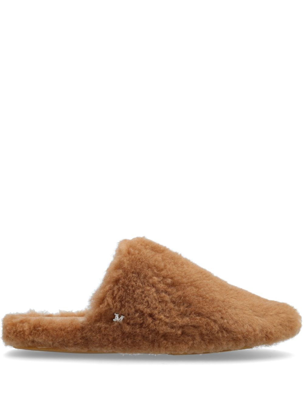 Max Mara Teddy 拖鞋 - 褐色