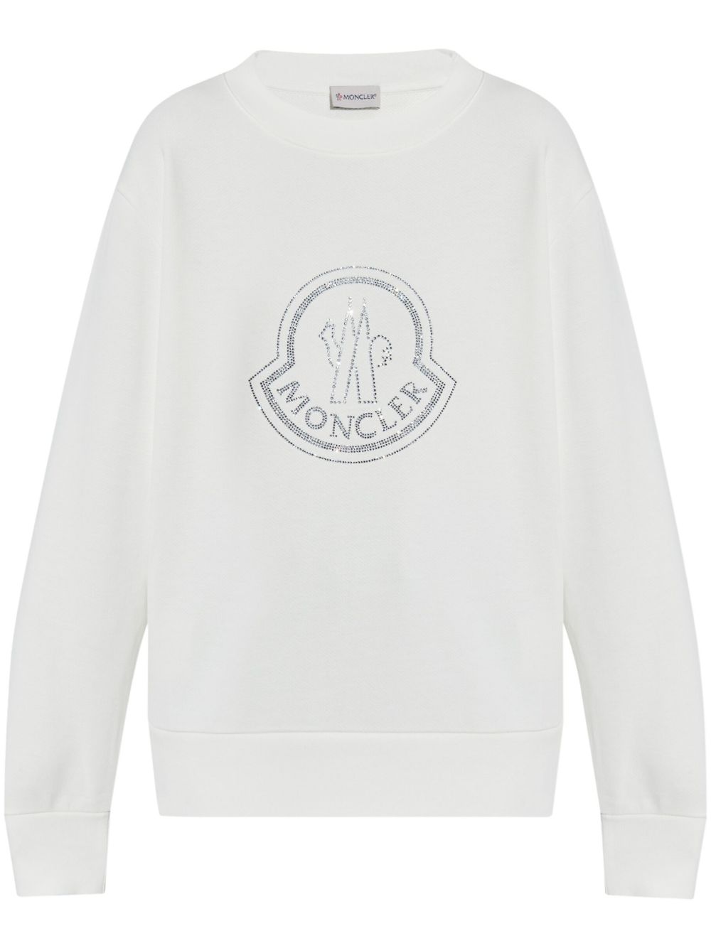 Moncler 晶饰卫衣 - 白色