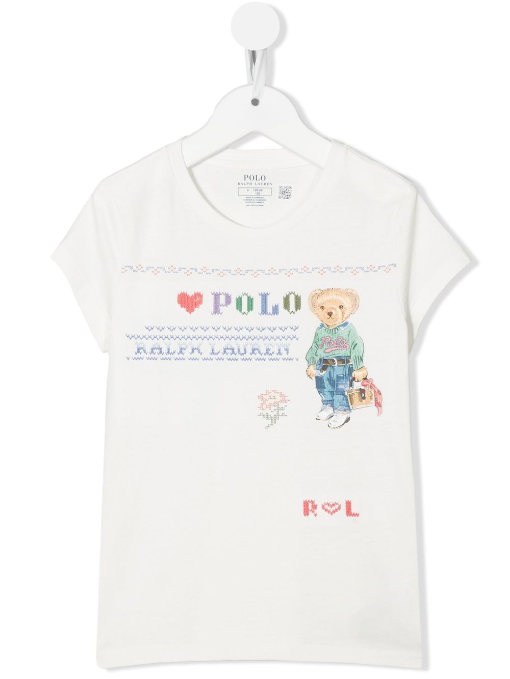 POLO RALPH LAUREN KIDS 短袖T恤 - 白色