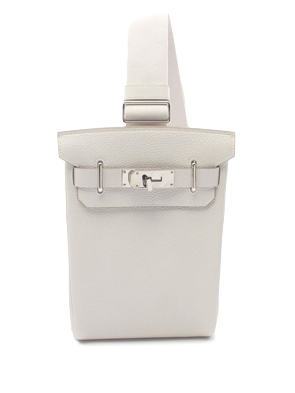 Hermès Pre-Owned Togo Kelly Hac A Dos PM 双肩包（2024年典藏款） - 白色