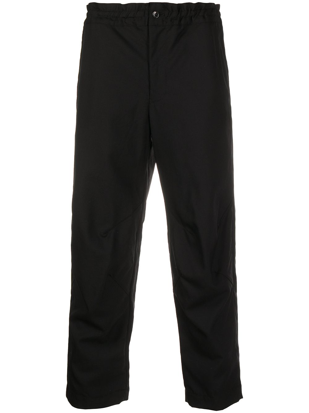 Black Comme Des Garçons 经典露踝裤 - 黑色
