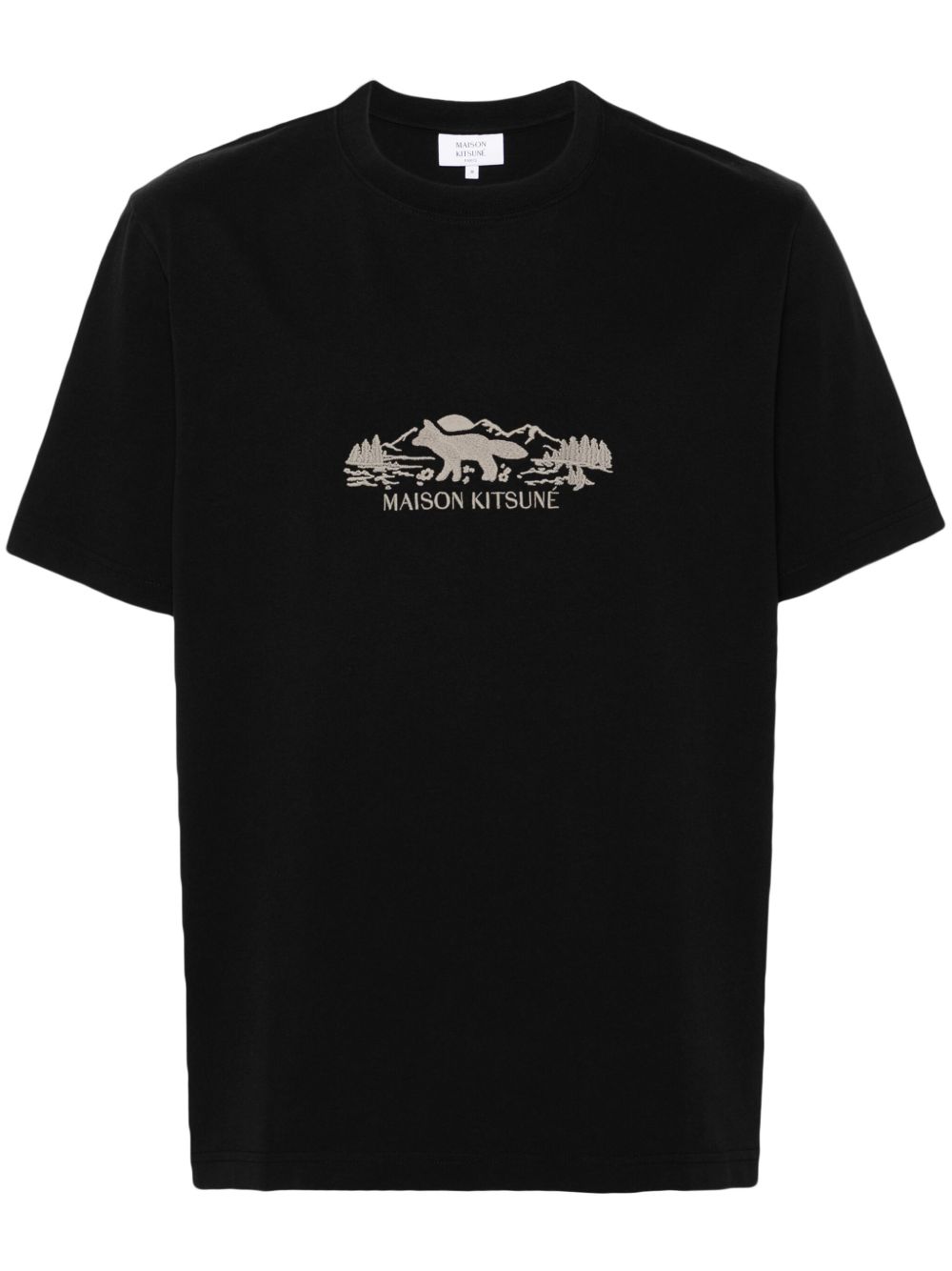 Maison Kitsuné Outdoor Profile FoxT恤 - 黑色
