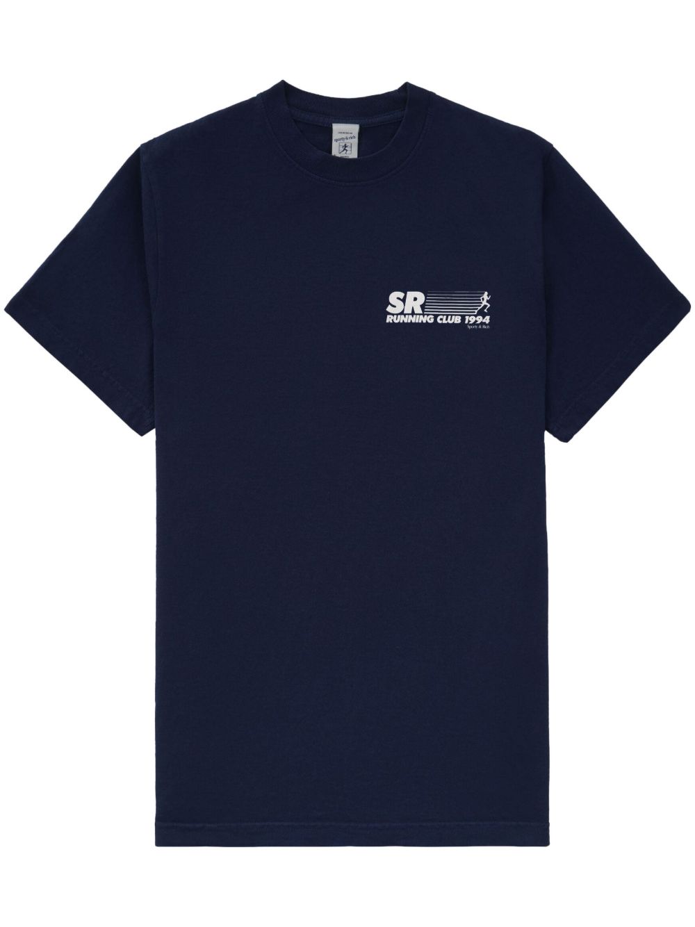 Sporty & Rich SR Running Club 棉T恤 - 蓝色