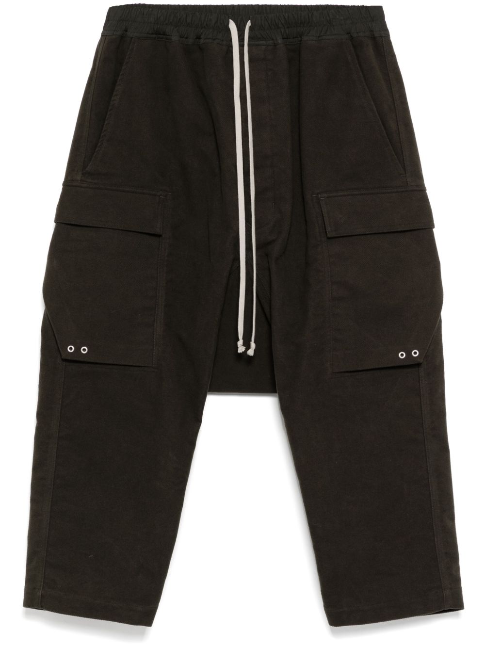 Rick Owens 露踝工装裤 - 绿色
