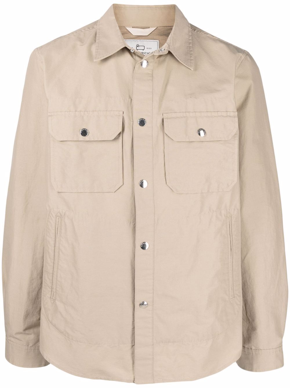 Woolrich 多口袋棉衬衫 - 中性色