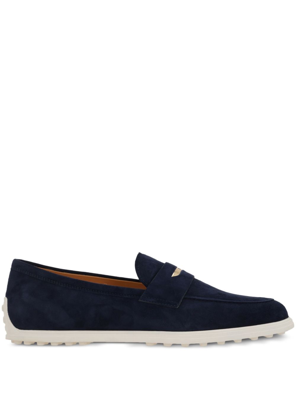 Tod's 绒面皮乐福鞋 - 蓝色
