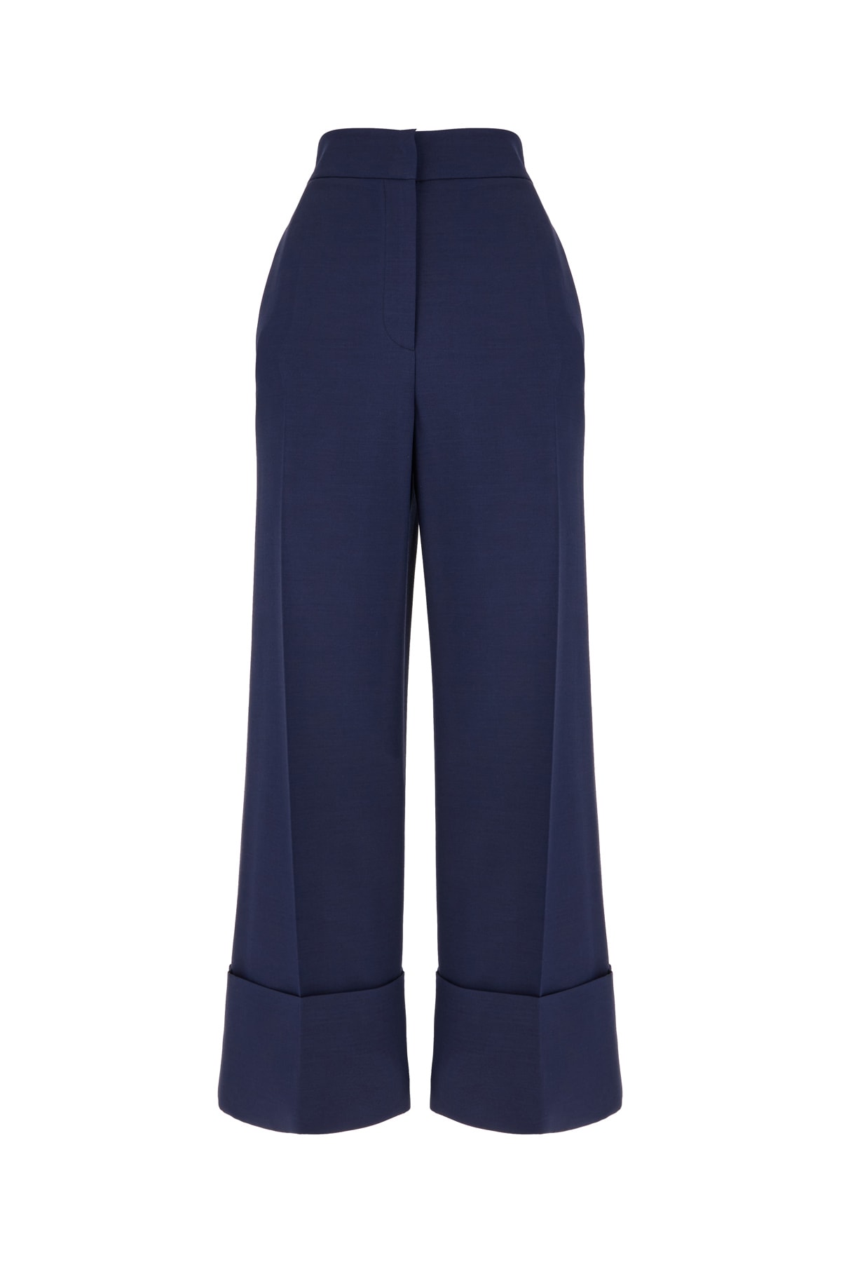 Valentino Garavani Blue Wool Blend Pants