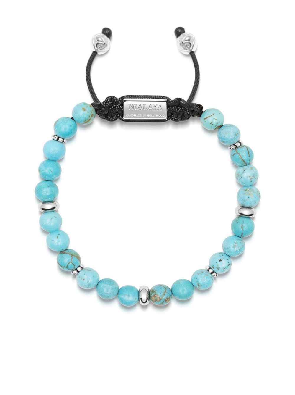 Nialaya Jewelry 绿松石串珠手链 - 蓝色