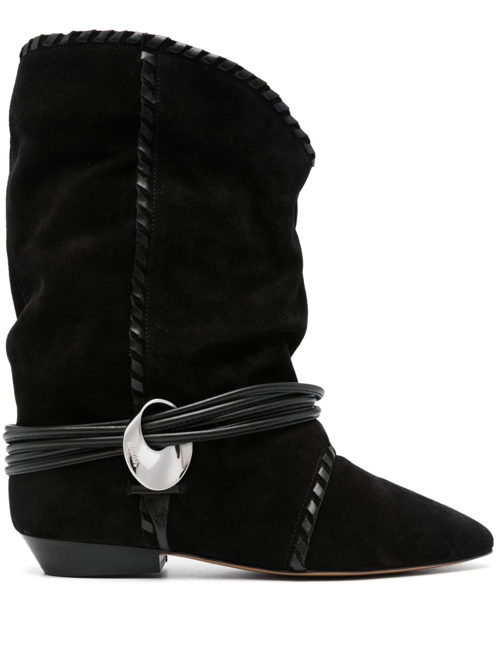 ISABEL MARANT Sellen 中筒靴 - 黑色