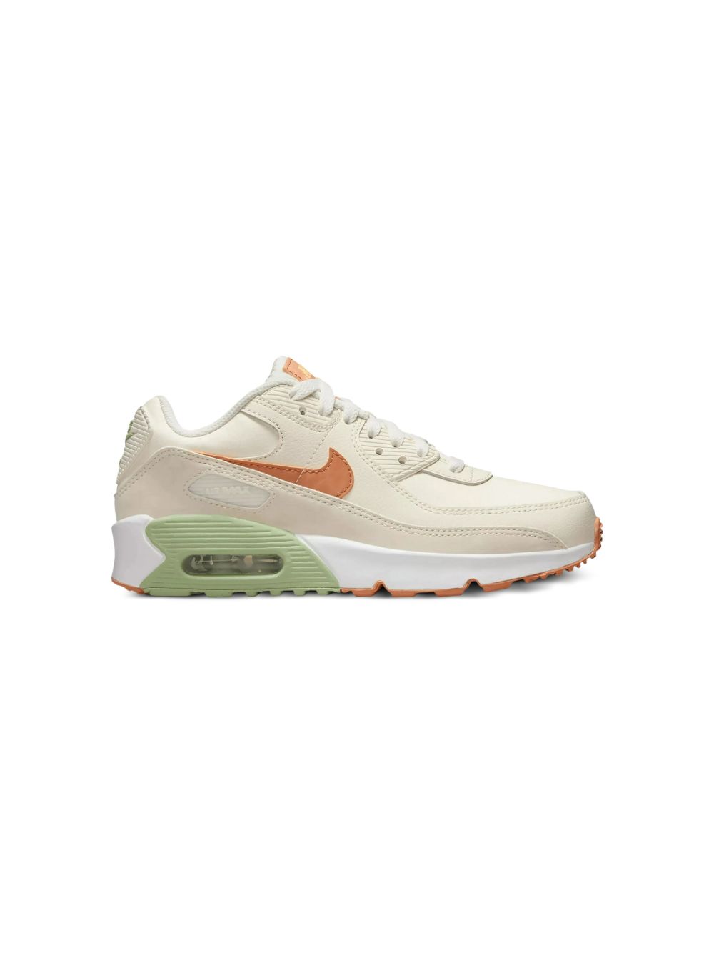 Nike Kids Air Max 90 Pale Ivory Honeydew 运动鞋 - 中性色