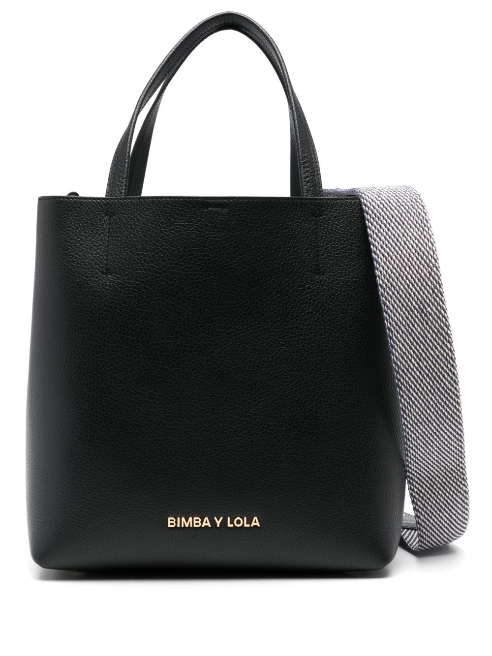 Bimba y Lola Chihuahua 皮质大号托特包 - 黑色