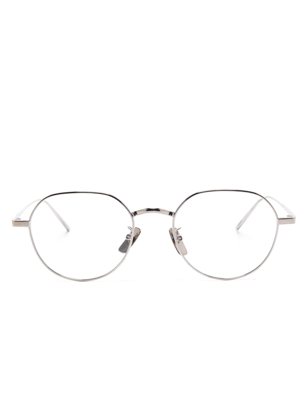 Givenchy Eyewear 几何形框眼镜 - 银色
