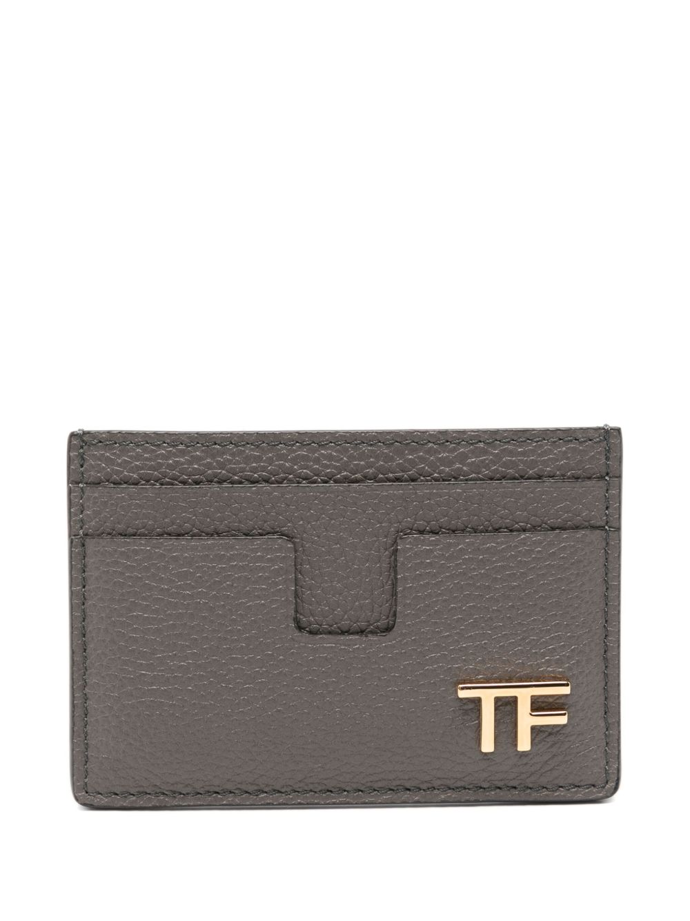 TOM FORD logo标牌卡夹 - 灰色