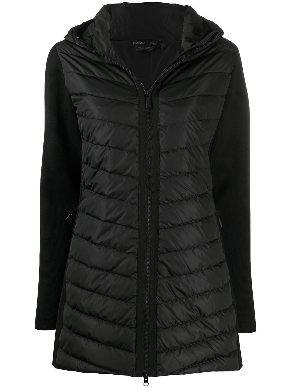 Canada Goose HyBridge 针织连帽夹克 - 黑色