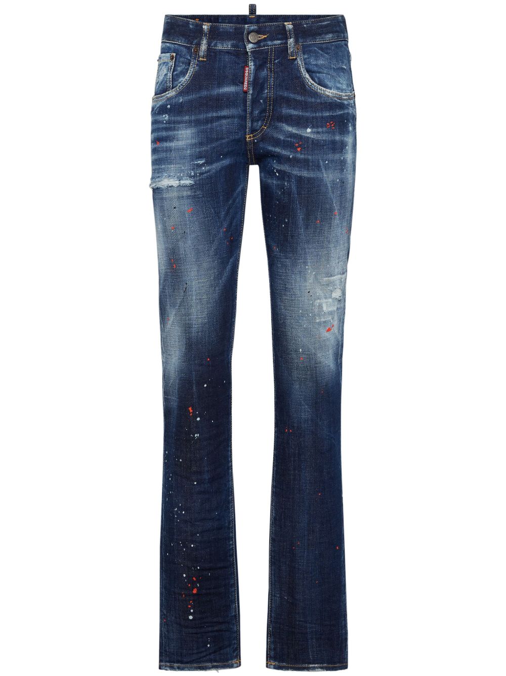 DSQUARED2 直筒牛仔裤 - 蓝色