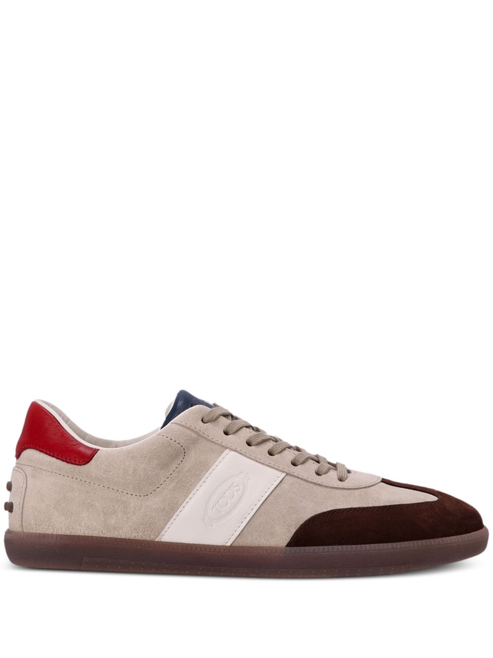 Tod's Allacciata 绒面皮运动鞋 - 中性色