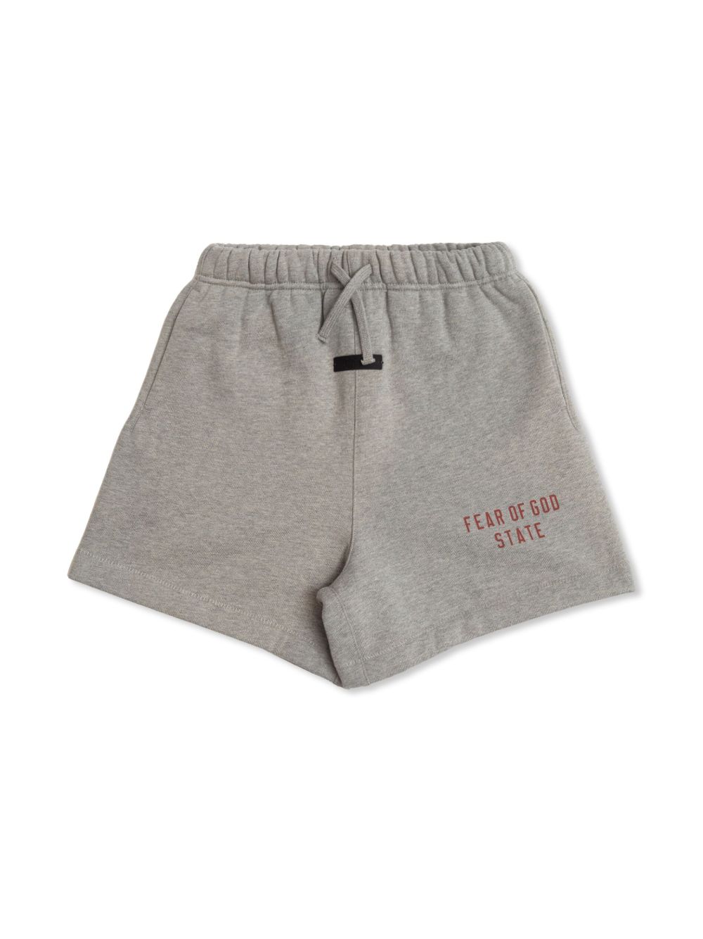 FEAR OF GOD ESSENTIALS KIDS logo印花短裤 - 灰色