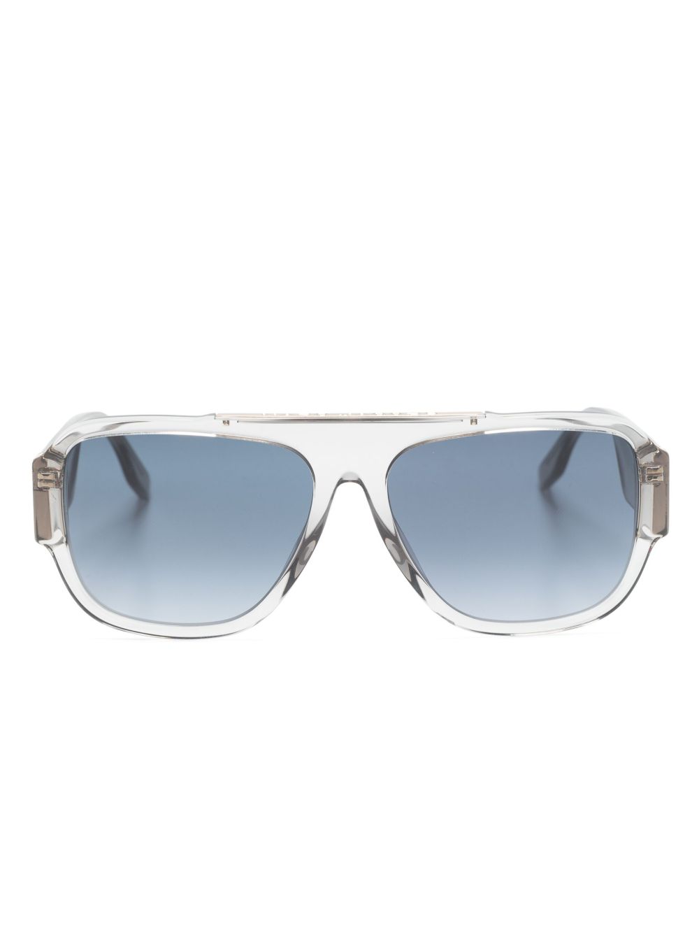 Marc Jacobs Eyewear 756/S 盾形太阳眼镜 - 灰色