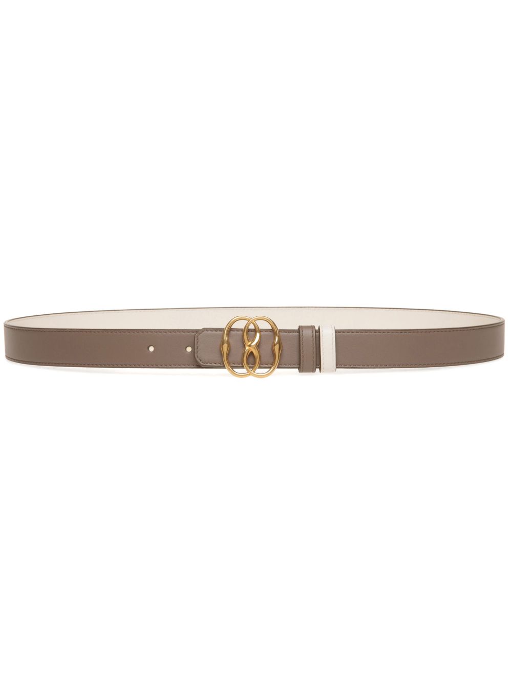 Bally Emblem 皮质腰带 - 褐色