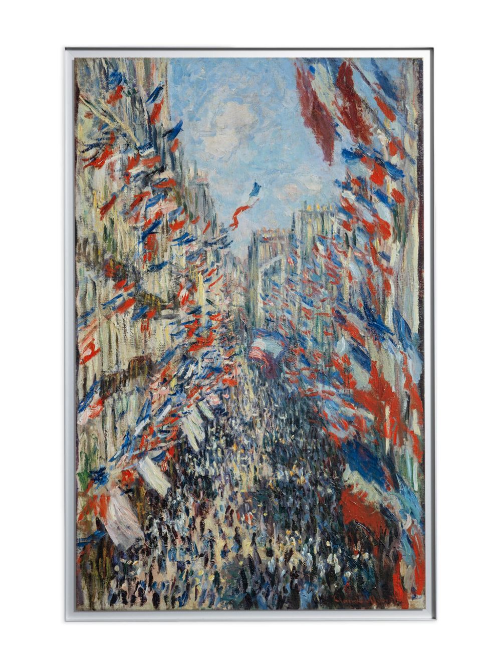 LITO Masters Claude Monet La Rue Montorgueil à Paris, 1878 - 红色