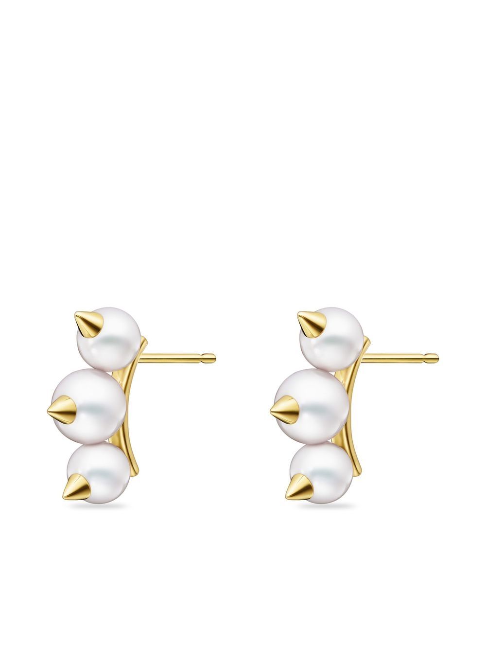 TASAKI 18K黄金 Collection Line Danger neo 耳环 - 金色