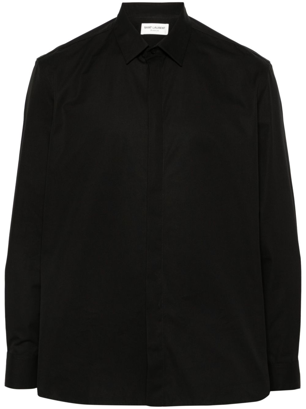 Saint Laurent 府绸衬衫 - 黑色