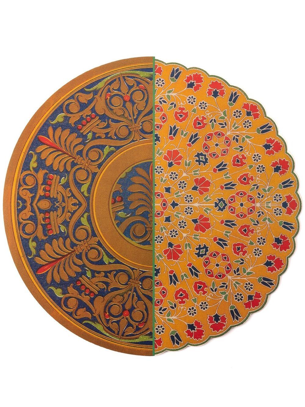 Seletti 混搭设计餐垫 - 橘色