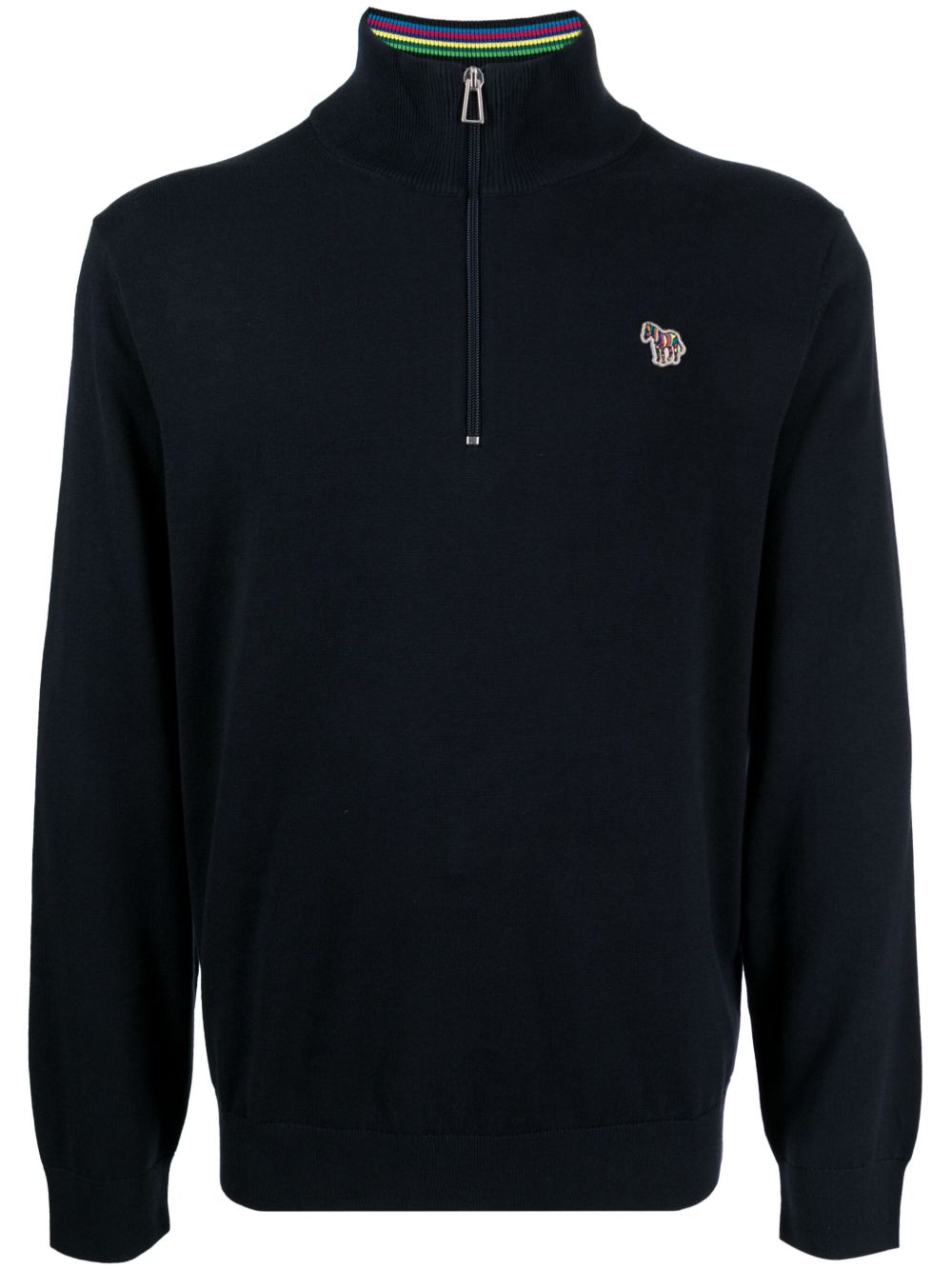 PS Paul Smith logo贴花棉毛衣 - 黑色