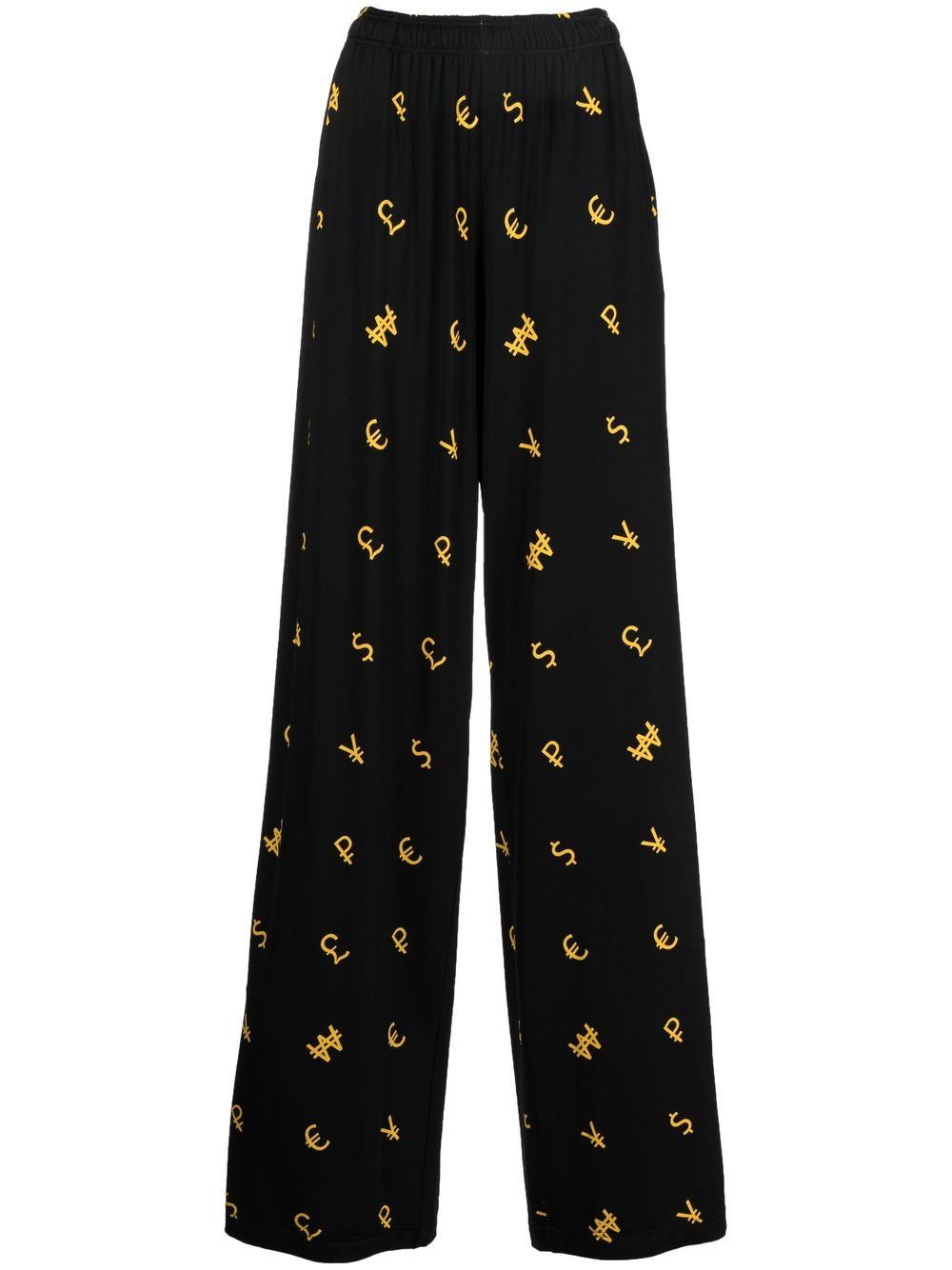 VETEMENTS 高腰阔腿裤 - 黑色