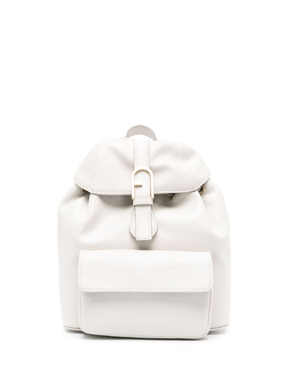 Furla Flow 扣环细节双肩包 - 灰色