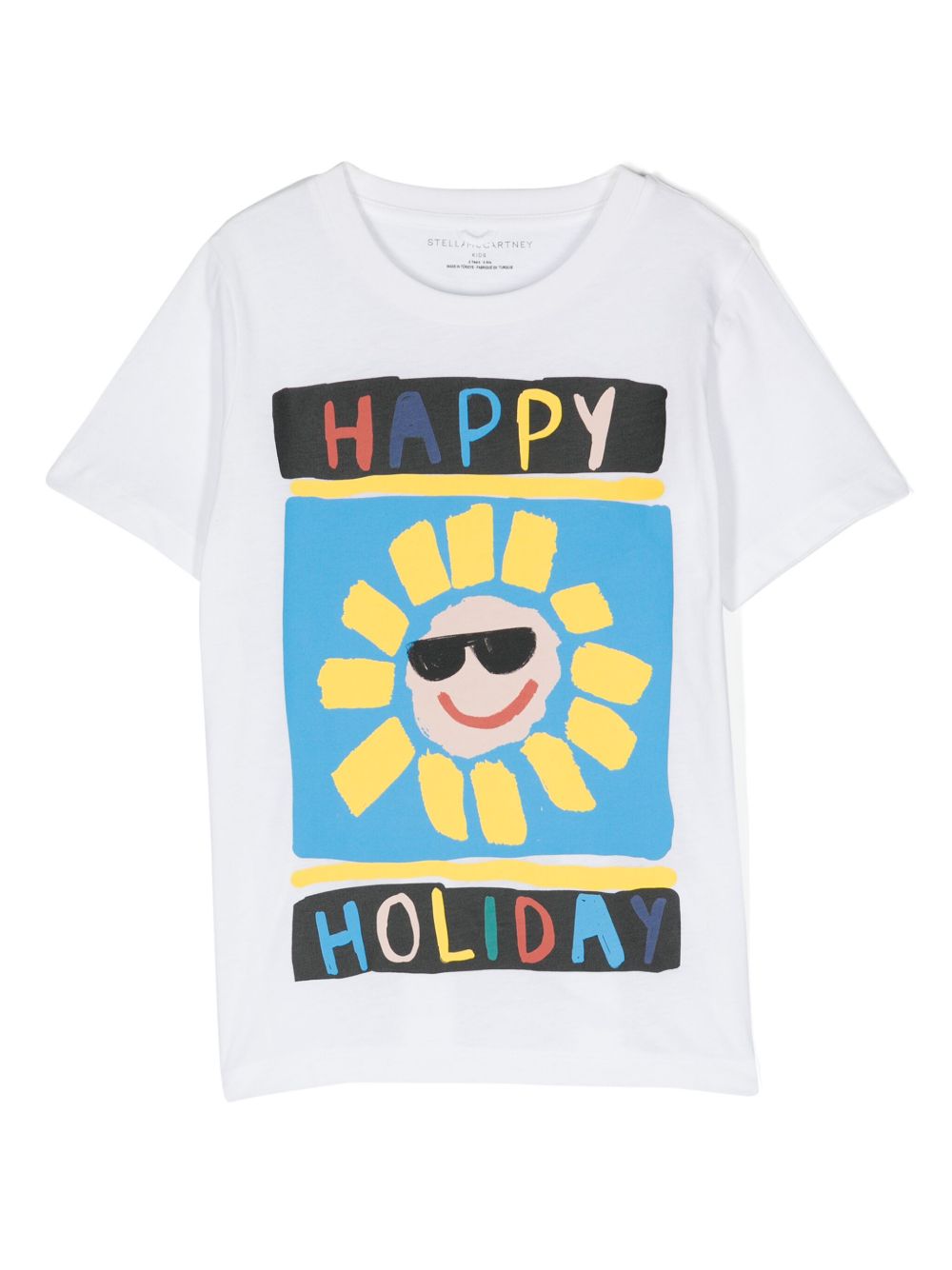 Stella McCartney Kids 图案印花T恤 - 白色