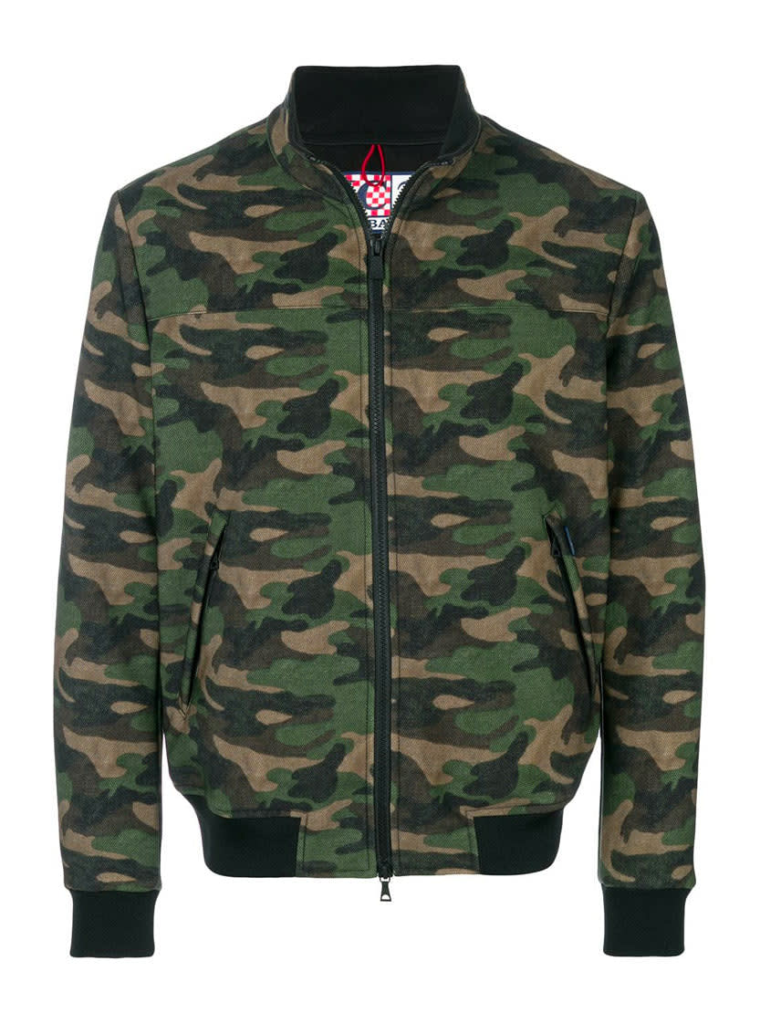 MC2 Saint Barth Man Mid-weight Camouflage Bomber Jacket Traveler