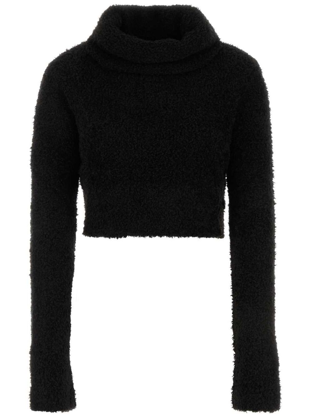 Saint Laurent 拉绒效果毛衣 - 黑色