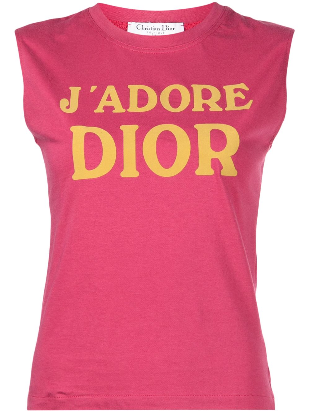 Christian Dior Pre-Owned J'Adore Dior 平纹针织上衣（2002年典藏款） - 粉色