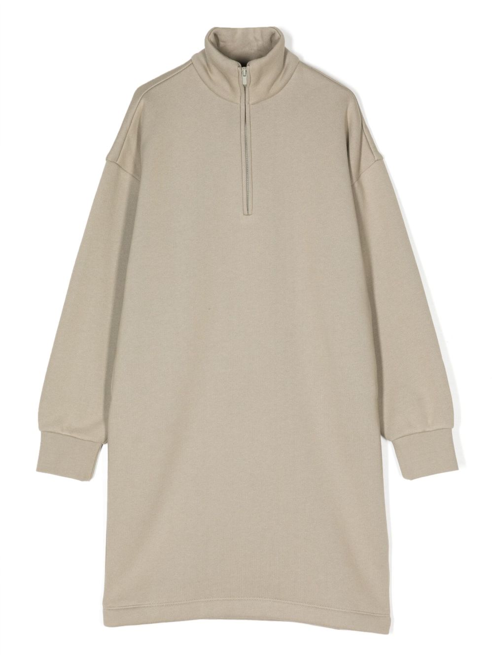 FEAR OF GOD ESSENTIALS KIDS logo印花拉链领连衣裙 - 绿色