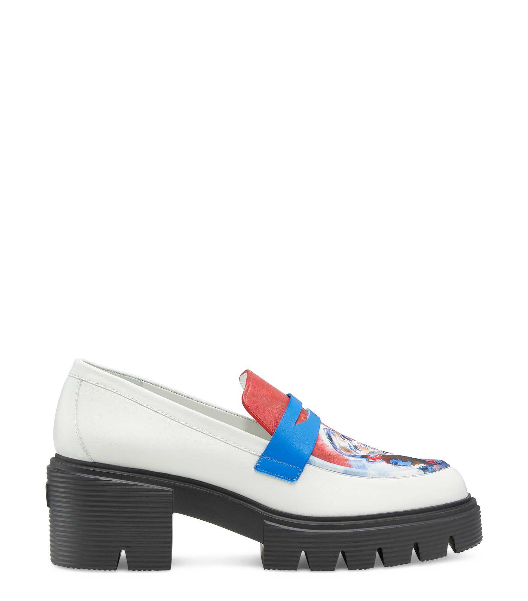 Stuart Weitzman Sw X Kidsuper Soho Loafer - Woman Flats And Loafers White 39