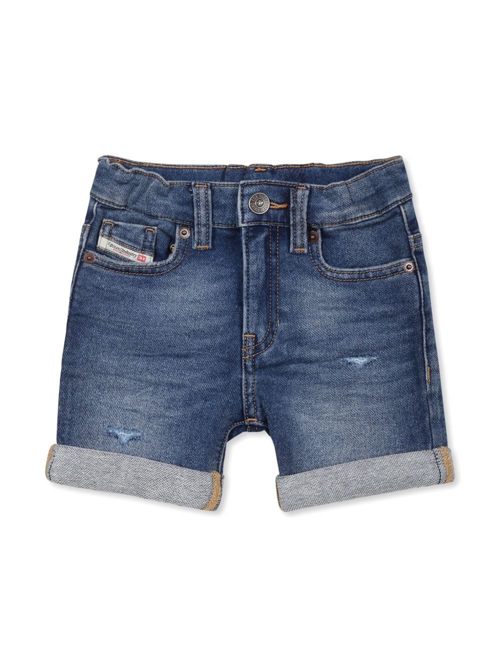 Diesel Kids 牛仔短裤 - 蓝色